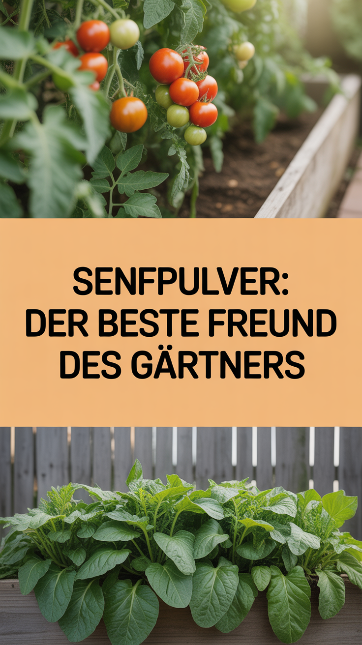 Senfpulver: Der beste Freund des Gärtners