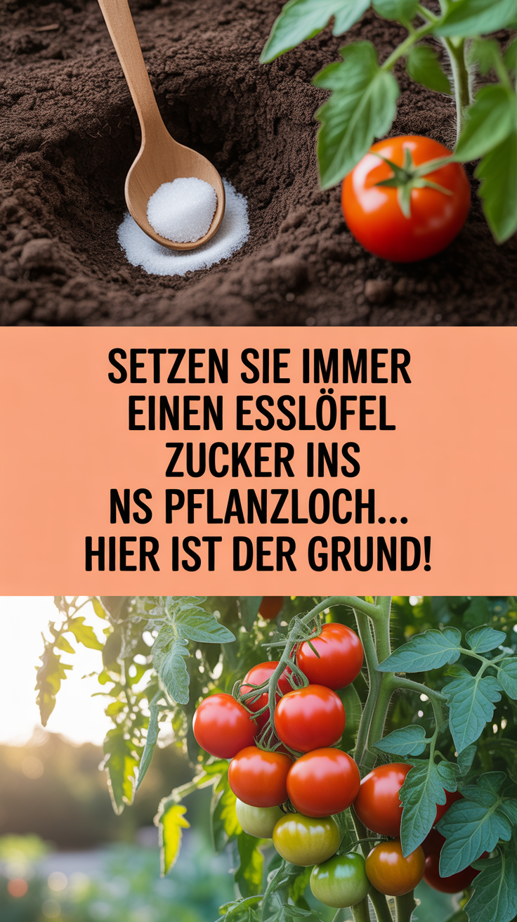 Setzen Sie immer einen Esslöffel Zucker ins Pflanzloch… Hier ist der Grund!