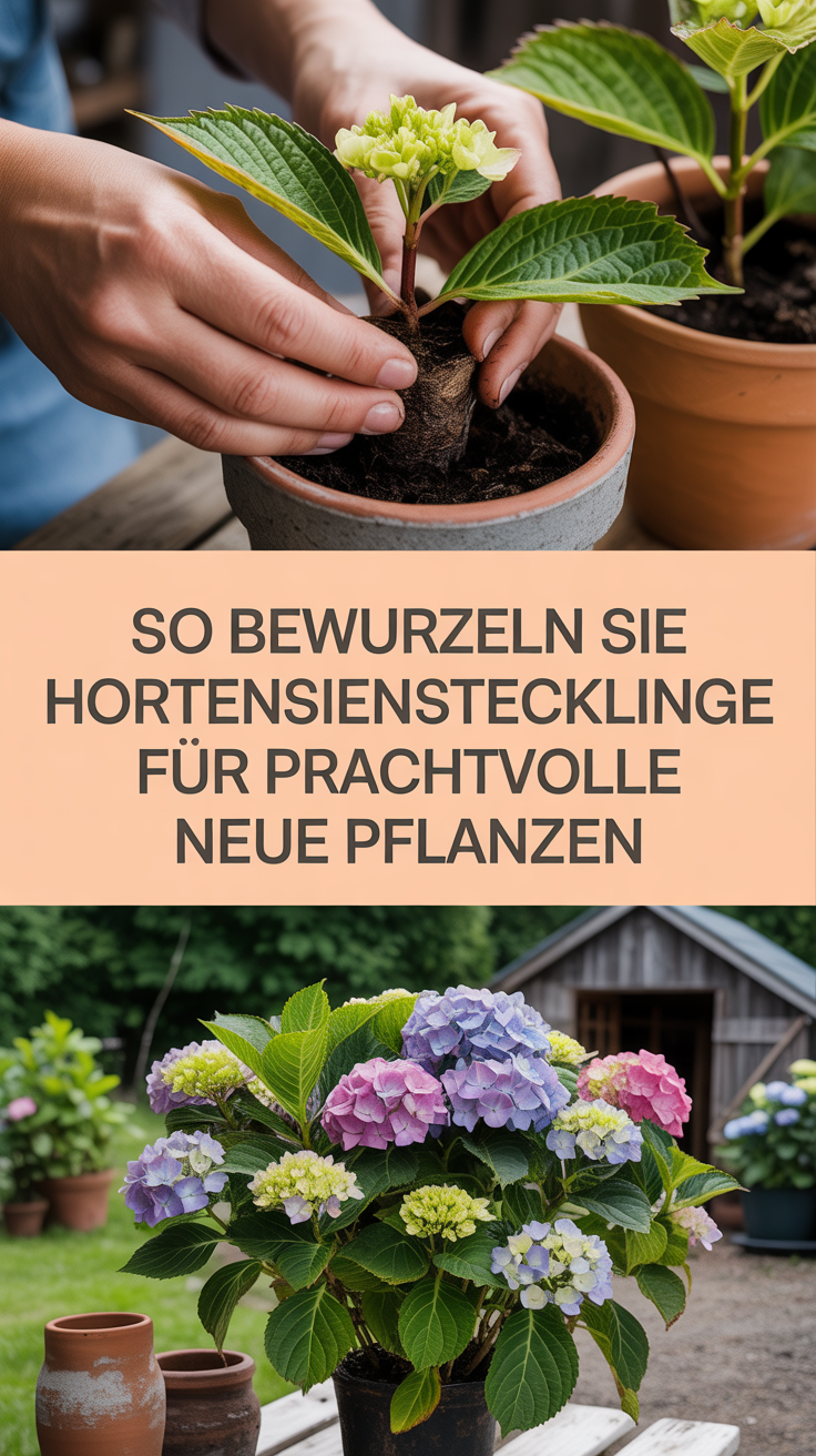 So bewurzeln Sie Hortensienstecklinge für prachtvolle neue Pflanzen