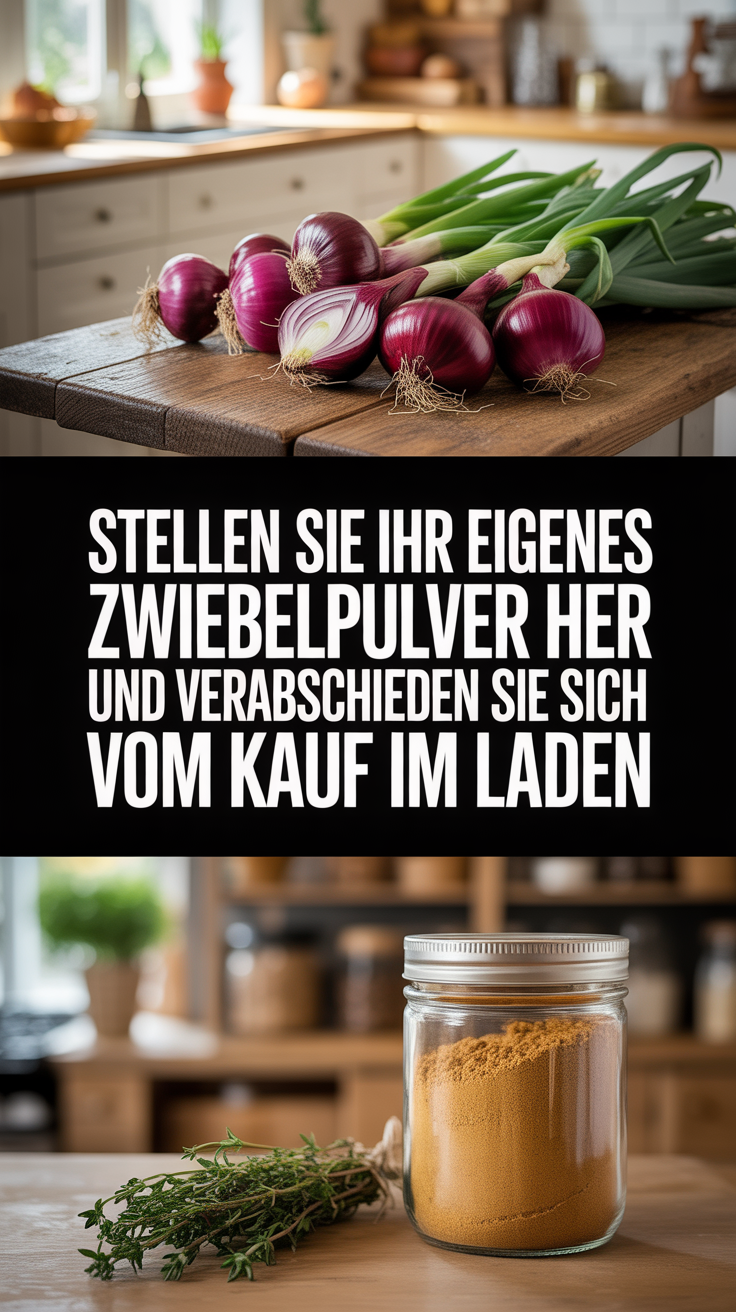 Stellen Sie Ihr eigenes Zwiebelpulver her und verabschieden Sie sich vom Kauf im Laden