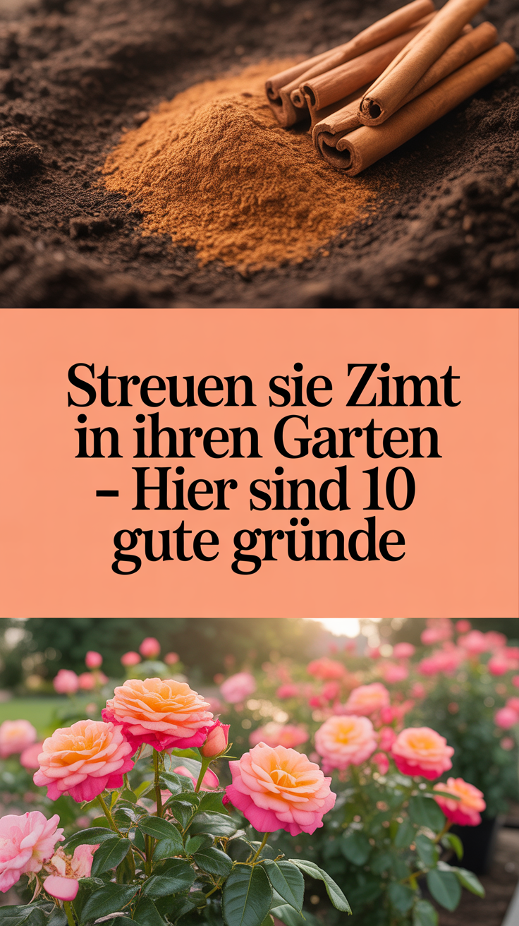 Streuen Sie Zimt in Ihren Garten – Hier sind 10 gute Gründe