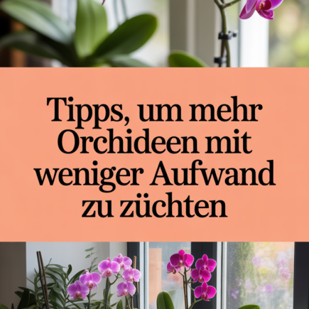Tipps, um mehr Orchideen mit weniger Aufwand zu züchten