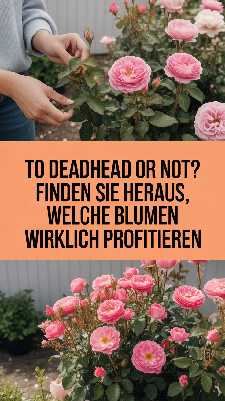 To Deadhead or Not? Finden Sie heraus, welche Blumen wirklich profitieren