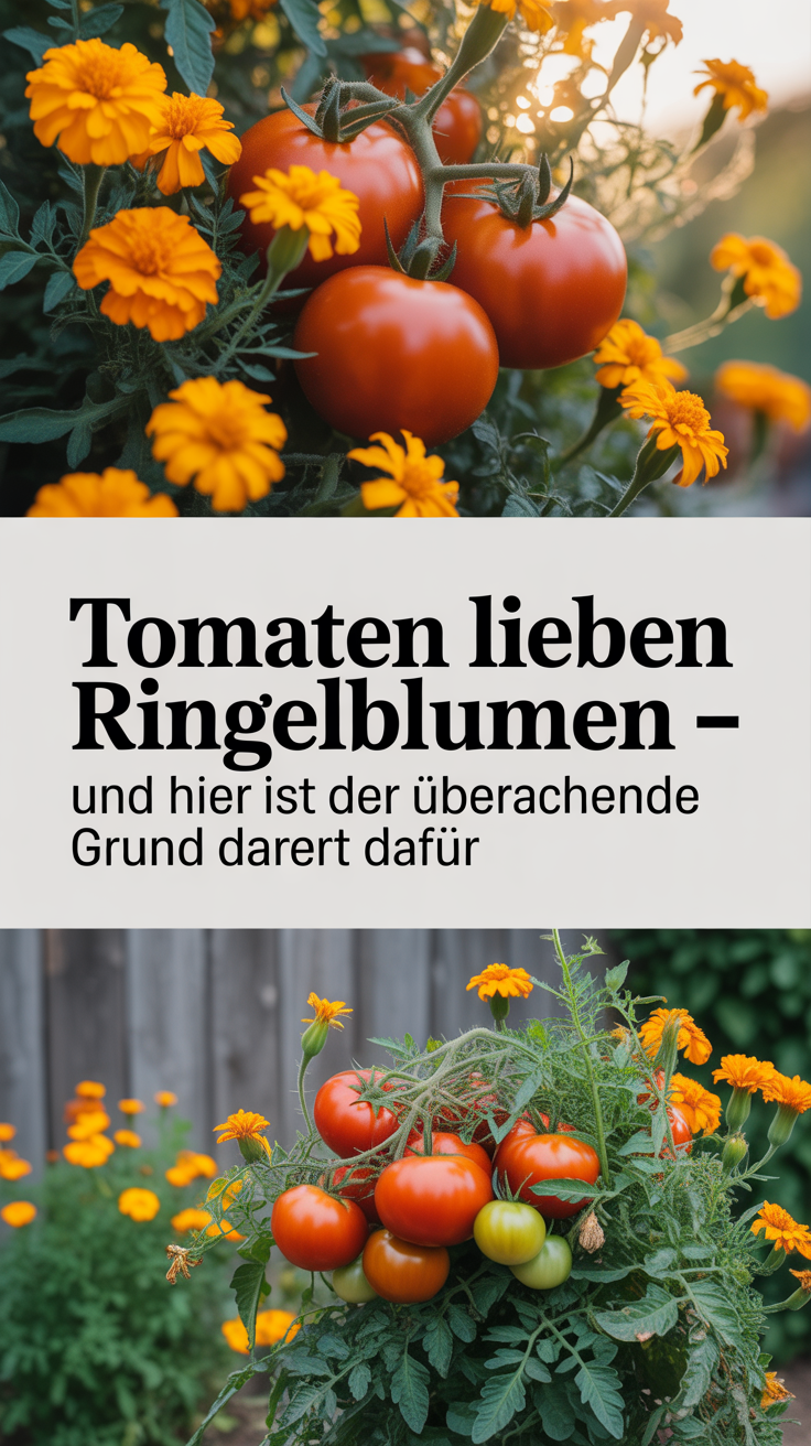 Tomaten lieben Ringelblumen – und hier ist der überraschende Grund dafür