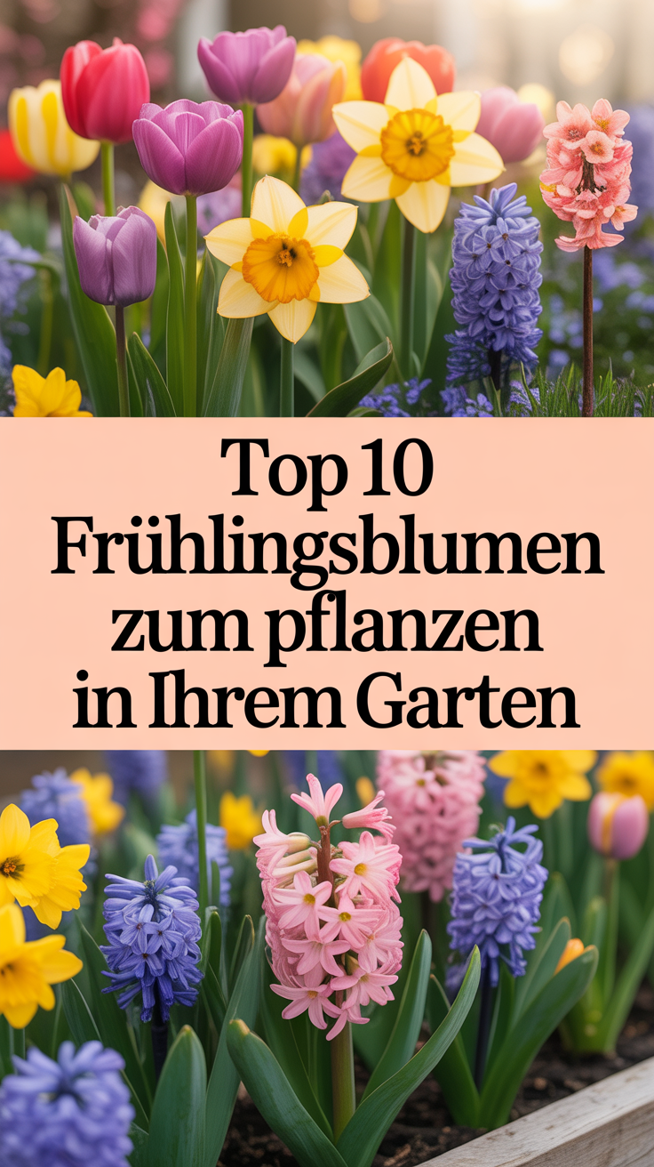 Top 10 Frühlingsblumen zum Pflanzen in Ihrem Garten