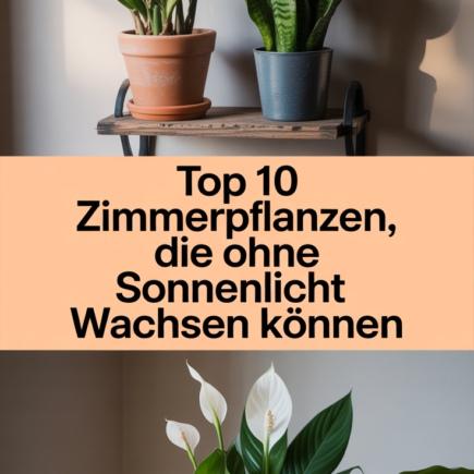 Top 10 Zimmerpflanzen, die ohne Sonnenlicht wachsen können