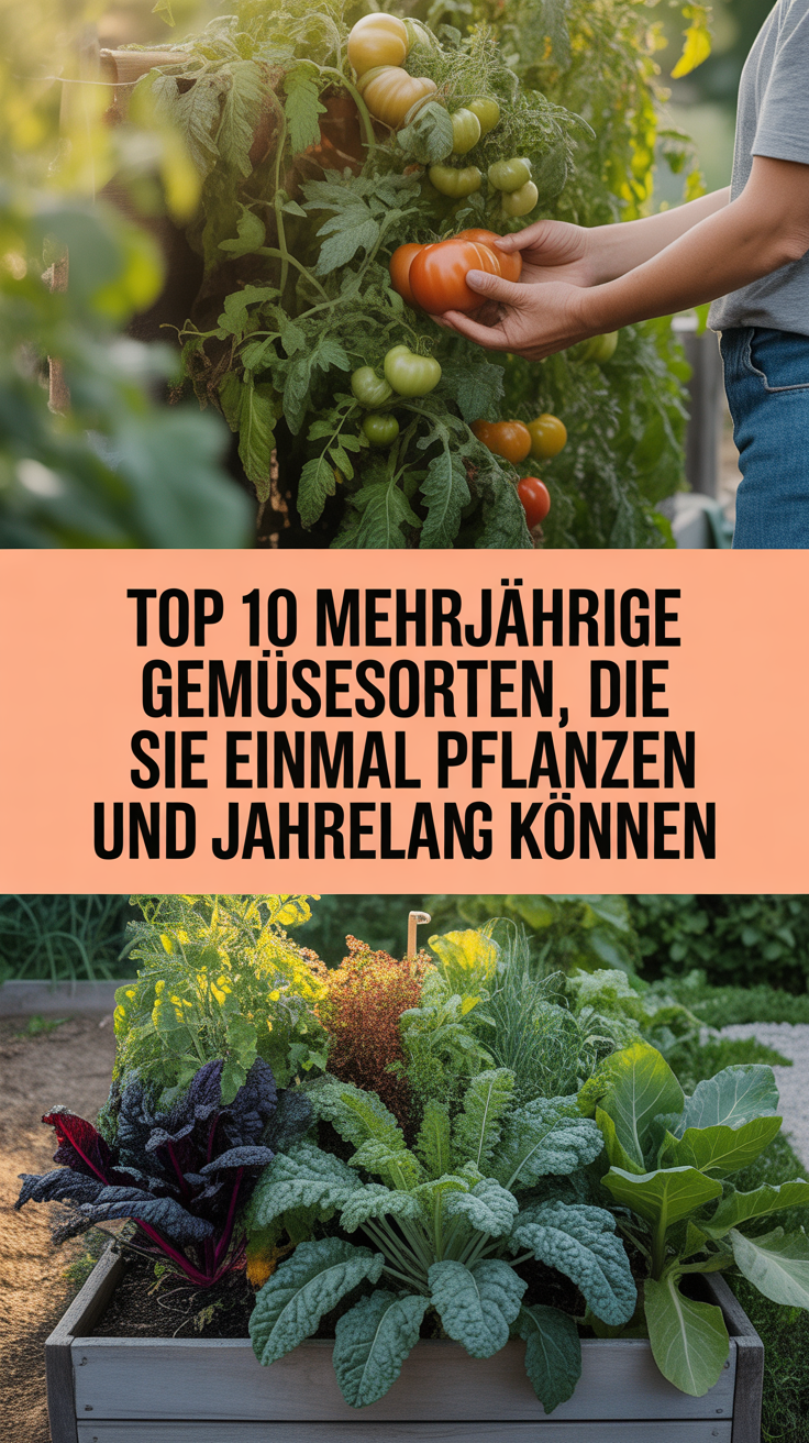 Top 10 mehrjährige Gemüsesorten, die Sie einmal pflanzen und jahrelang ernten können