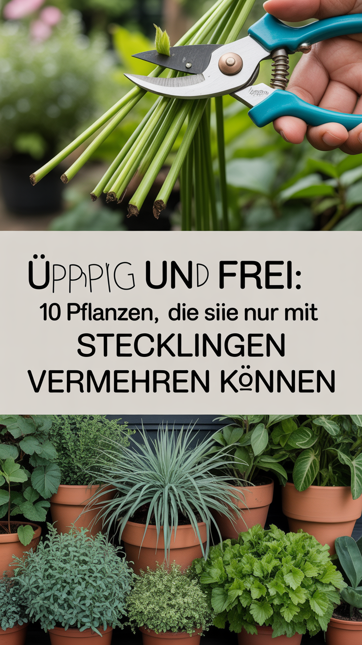 Üppig und frei: 10 Pflanzen, die Sie nur mit Stecklingen vermehren können