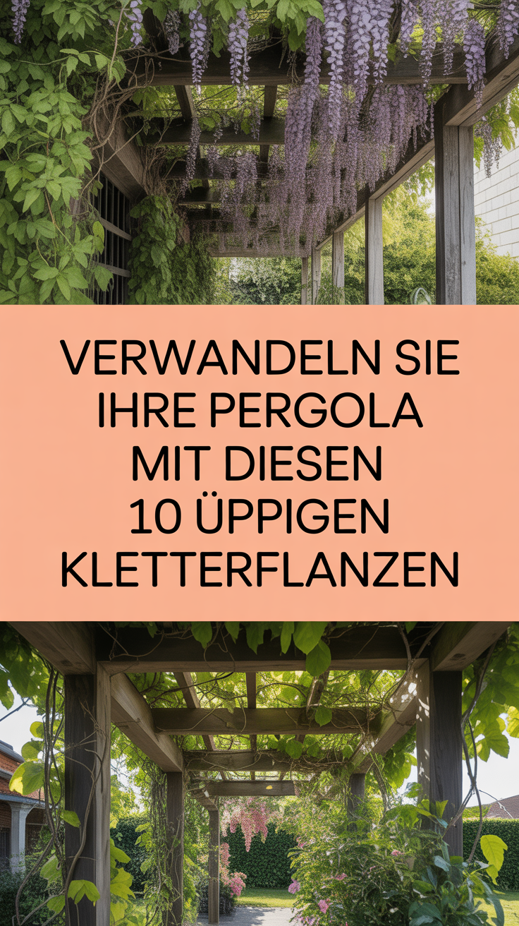 Verwandeln Sie Ihre Pergola mit diesen 10 üppigen Kletterpflanzen