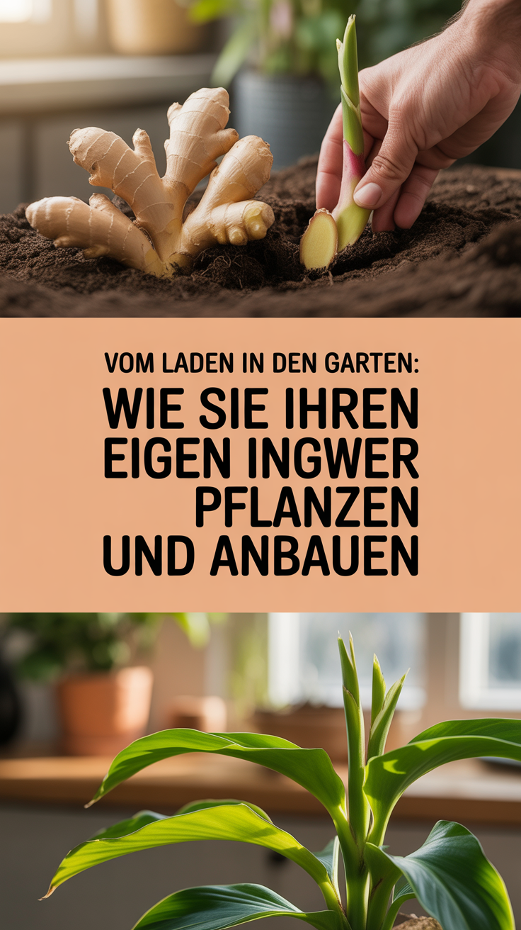 Vom Laden in den Garten: Wie Sie Ihren eigenen Ingwer pflanzen und anbauen