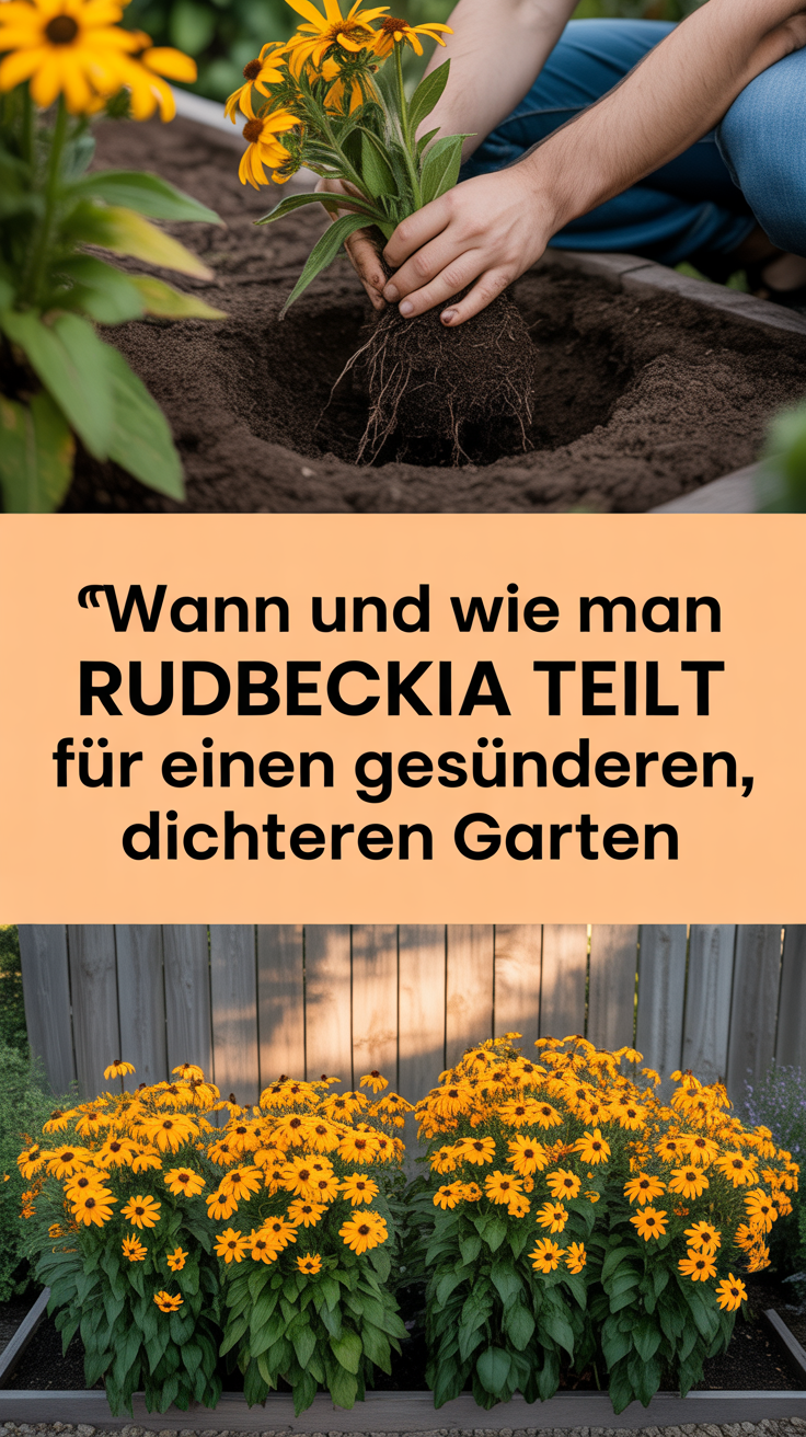 Wann und wie man Rudbeckia teilt für einen gesünderen, dichteren Garten