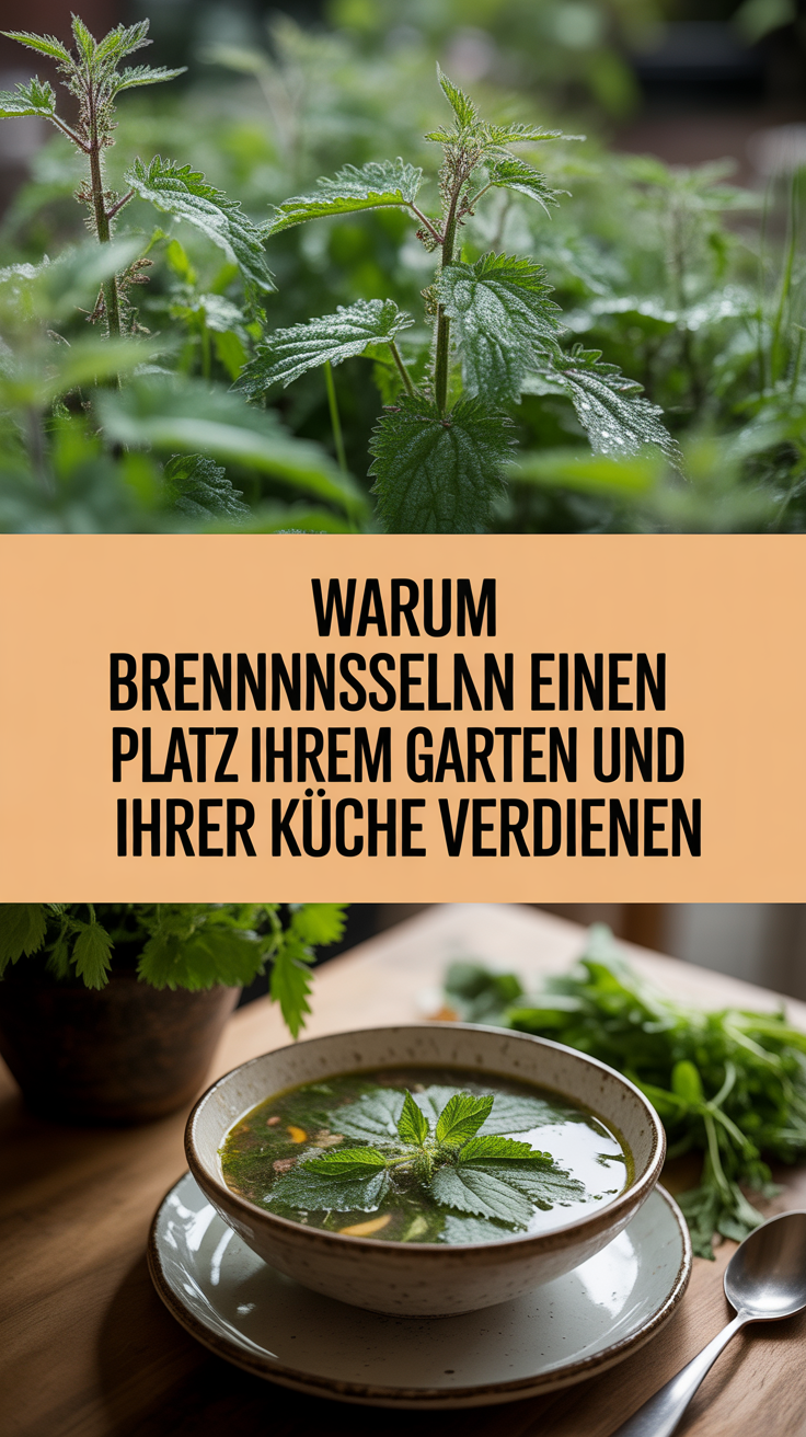 Warum Brennnesseln einen Platz in Ihrem Garten und Ihrer Küche verdienen
