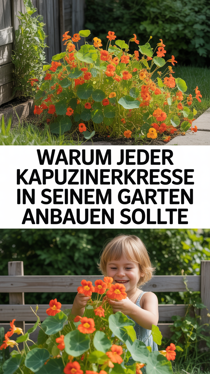 Warum JEDER Kapuzinerkresse in seinem Garten anbauen sollte