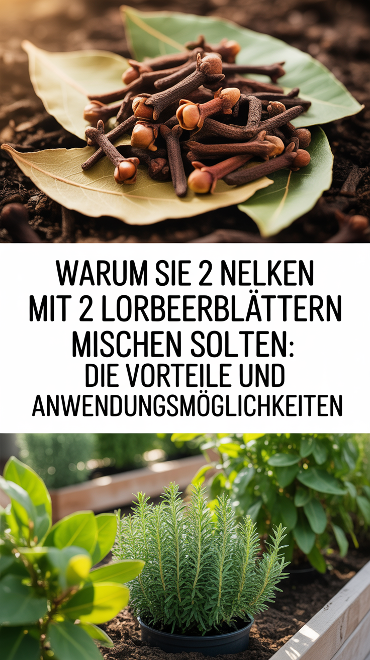 Warum Sie 2 Nelken mit 2 Lorbeerblättern mischen sollten: Die Vorteile und Anwendungsmöglichkeiten