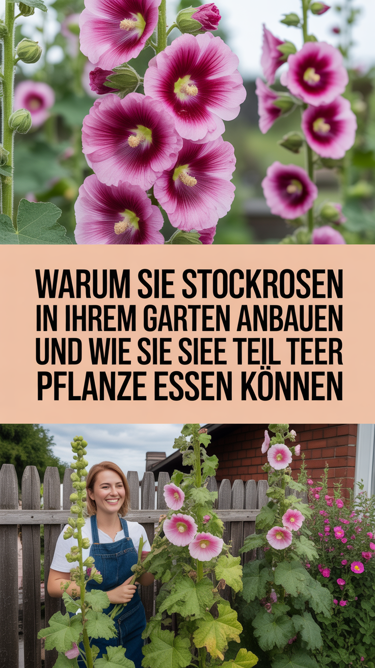 Warum Sie Stockrosen in Ihrem Garten anbauen sollten und wie Sie jede Teil dieser Pflanze essen können