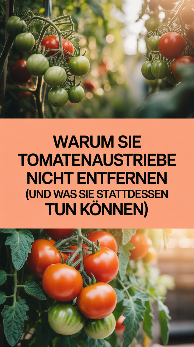 Warum Sie Tomatenaustriebe nicht entfernen sollten (und was Sie stattdessen tun können)