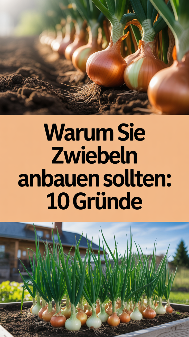 Warum Sie Zwiebeln anbauen sollten: 10 Gründe