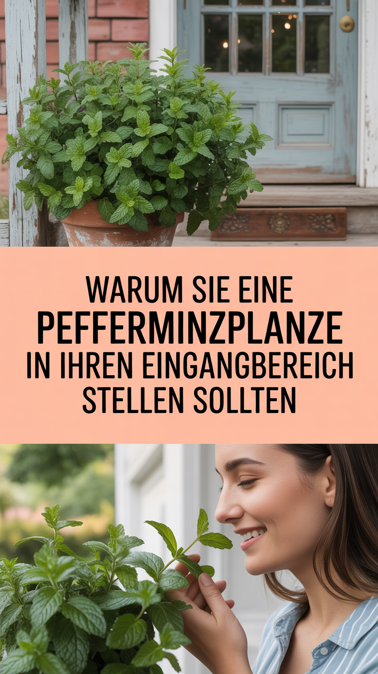 Warum Sie eine Pfefferminzpflanze in Ihren Eingangsbereich stellen sollten