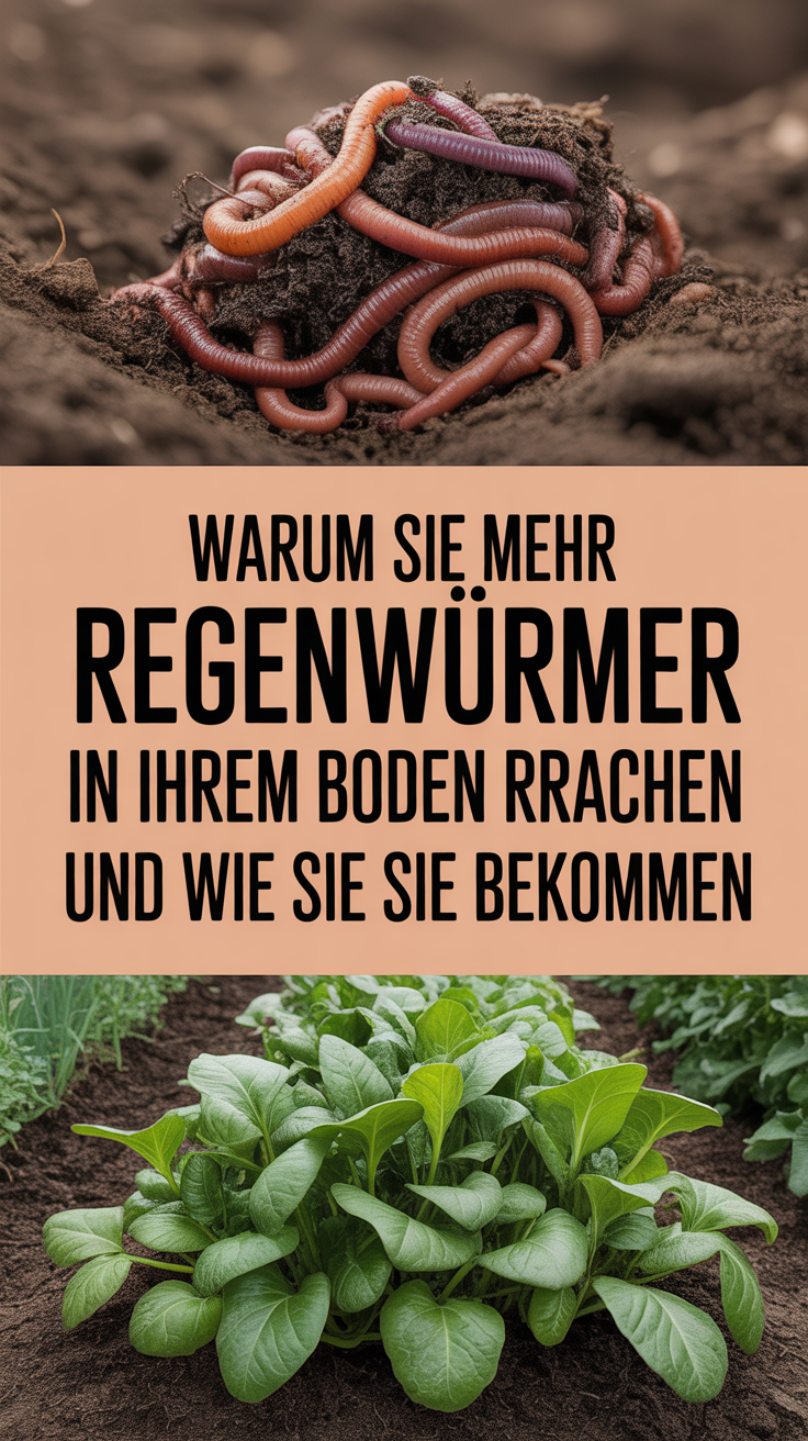Warum Sie mehr Regenwürmer in Ihrem Boden brauchen und wie Sie sie bekommen