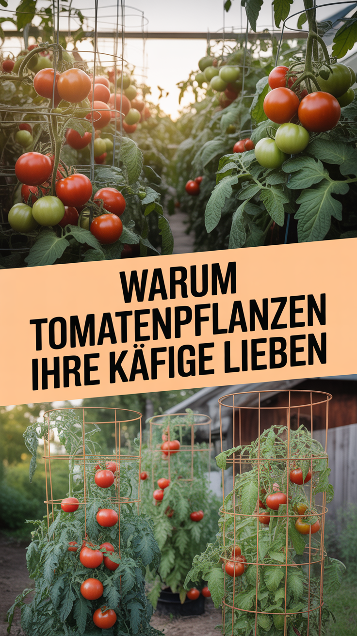 Warum Tomatenpflanzen ihre Käfige lieben