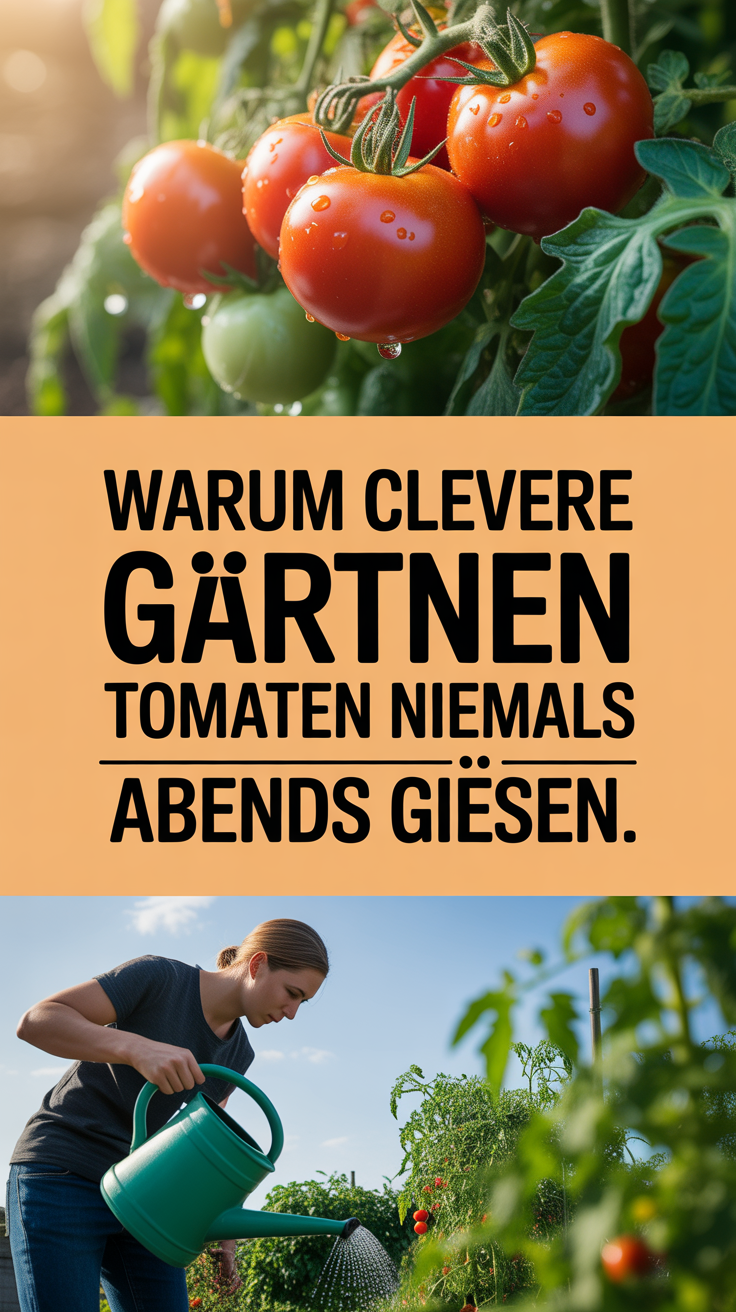Warum clevere Gärtner Tomaten niemals abends gießen