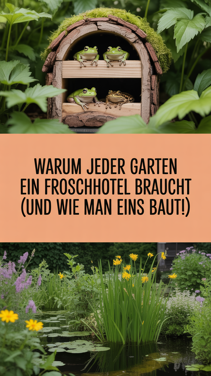 Warum jeder Garten ein Froschhotel braucht (und wie man eins baut!)