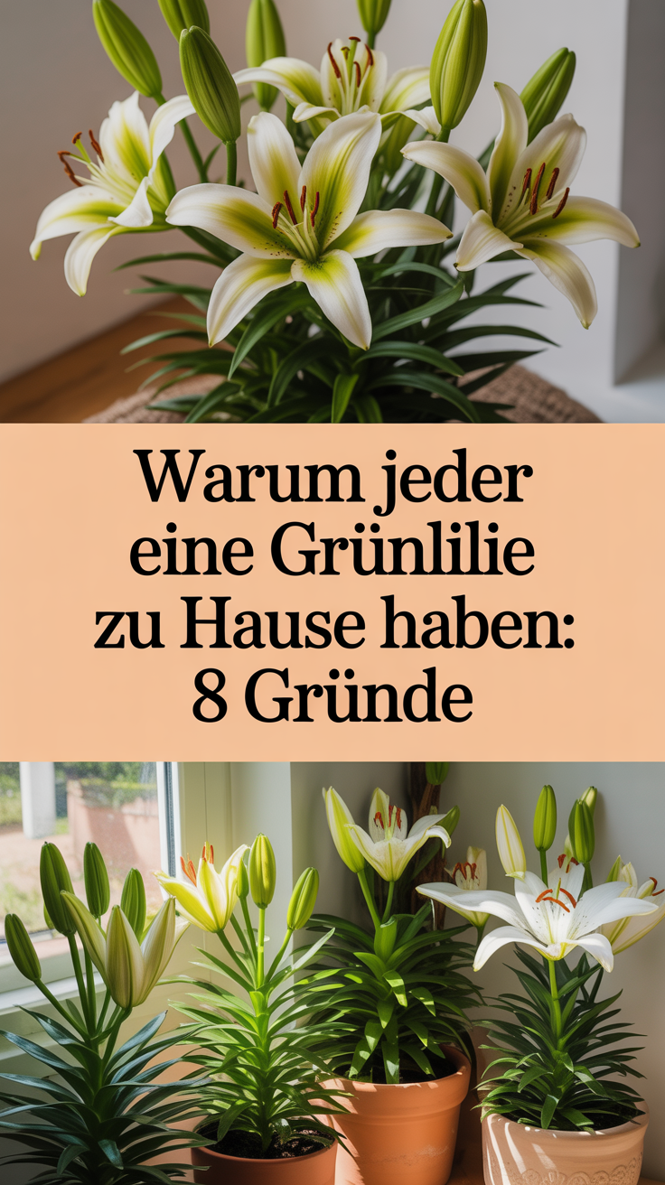 Warum jeder eine Grünlilie zu Hause haben sollte: 8 Gründe