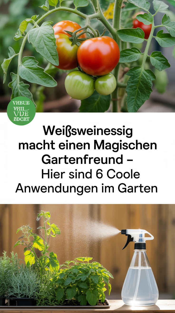 Weißweinessig macht einen magischen Gartenfreund – Hier sind 6 coole Anwendungen im Garten