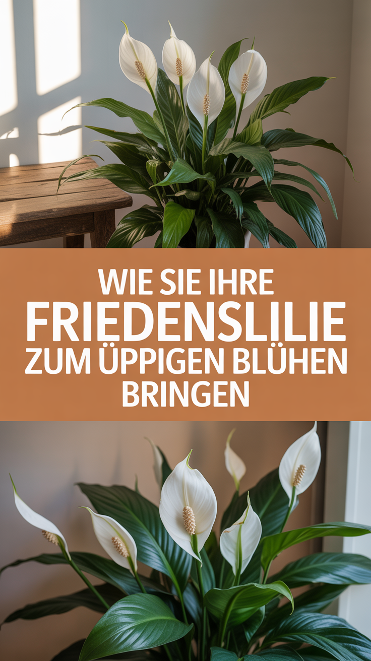 Wie Sie Ihre Friedenslilie zum üppigen Blühen bringen