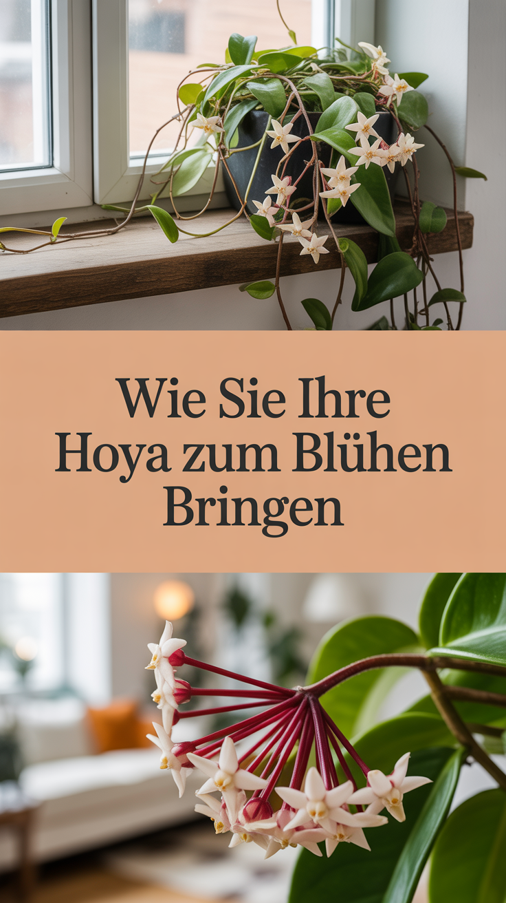 Wie Sie Ihre Hoya zum Blühen bringen