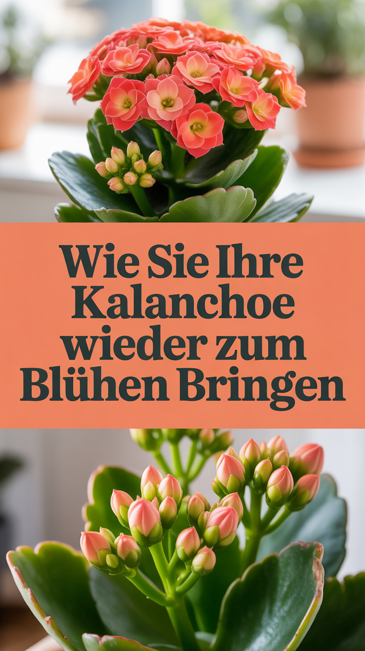 Wie Sie Ihre Kalanchoe wieder zum Blühen bringen