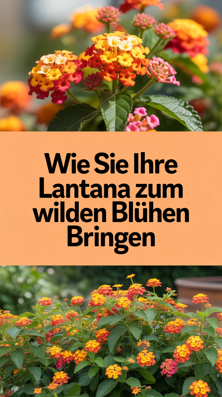 Wie Sie Ihre Lantana zum wilden Blühen bringen