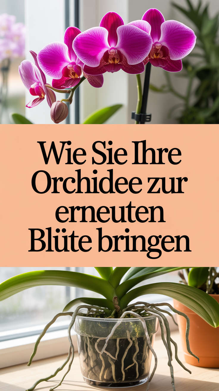Wie Sie Ihre Orchidee zur erneuten Blüte bringen