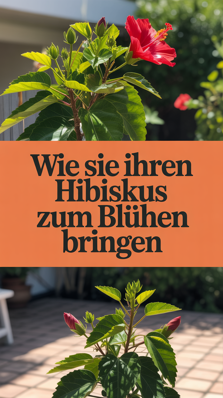 Wie Sie Ihren Hibiskus zum Blühen bringen