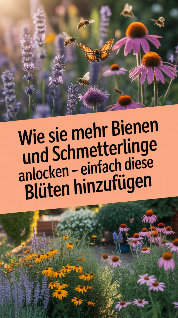 Wie Sie mehr Bienen und Schmetterlinge anlocken – einfach diese Blüten hinzufügen