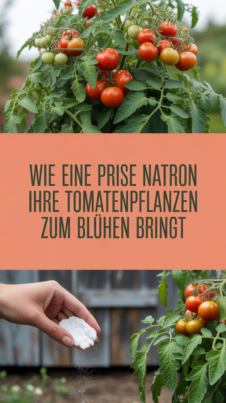 Wie eine Prise Natron Ihre Tomatenpflanzen zum Blühen bringt
