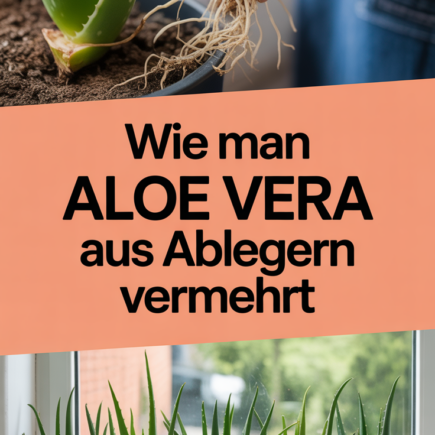 Wie man Aloe Vera aus Ablegern vermehrt