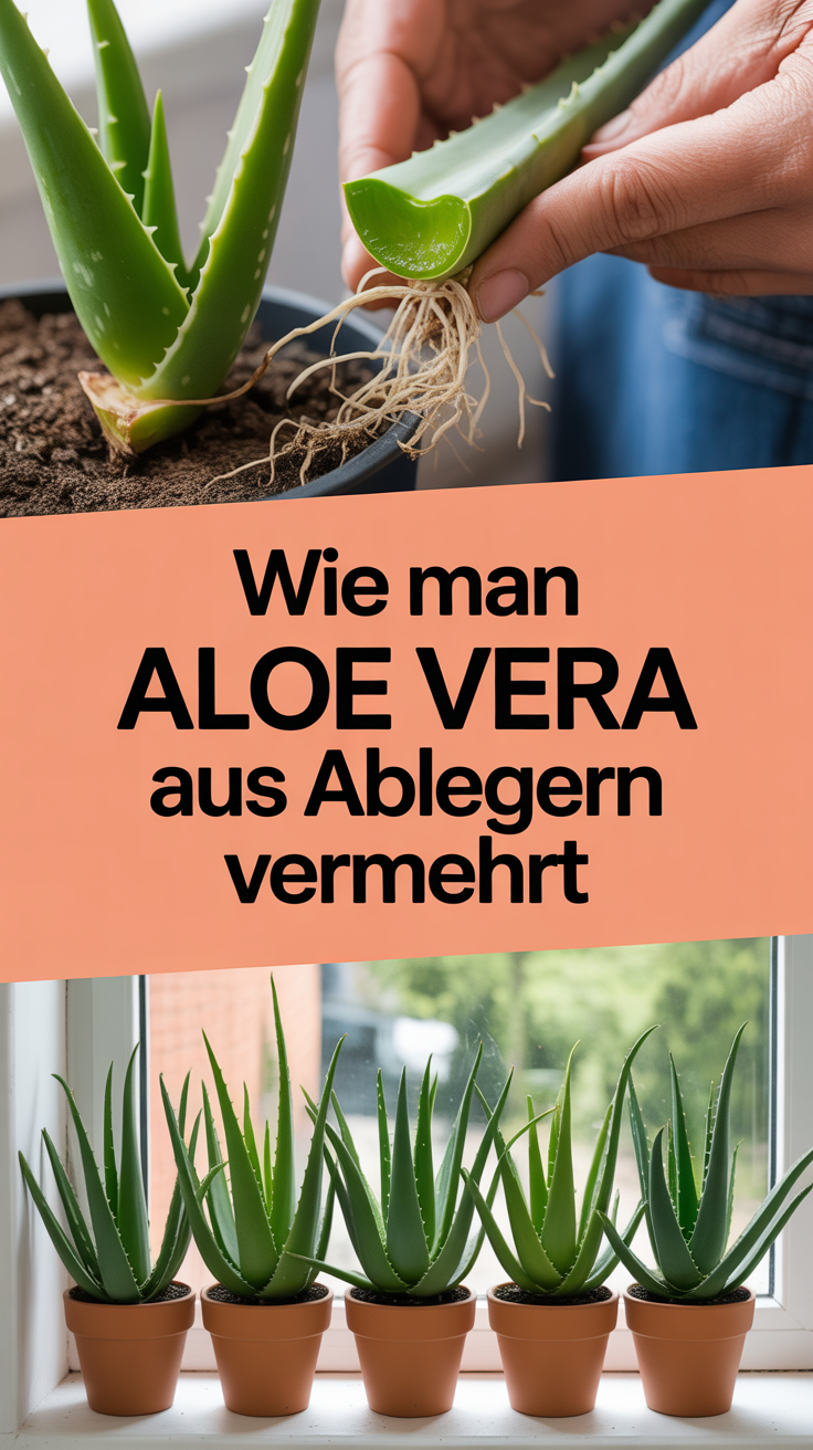 Wie man Aloe Vera aus Ablegern vermehrt
