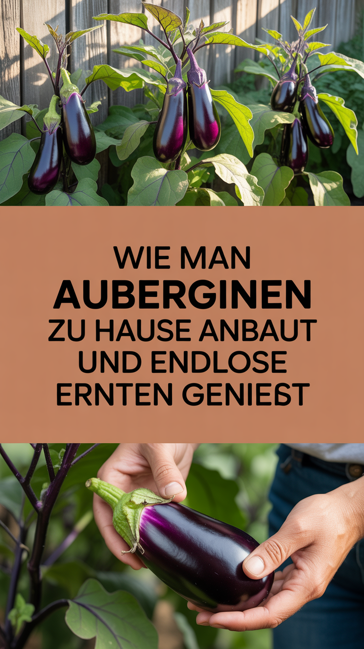 Wie man Auberginen zu Hause anbaut und endlose Ernten genießt