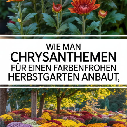 Wie man Chrysanthemen für einen farbenfrohen Herbstgarten anbaut