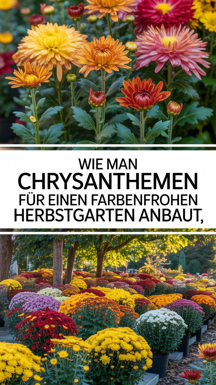 Wie man Chrysanthemen für einen farbenfrohen Herbstgarten anbaut