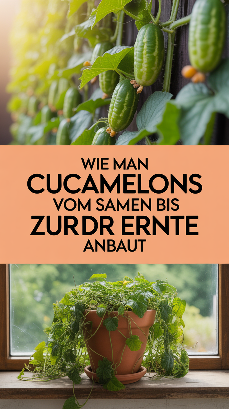 Wie man Cucamelons vom Samen bis zur Ernte anbaut