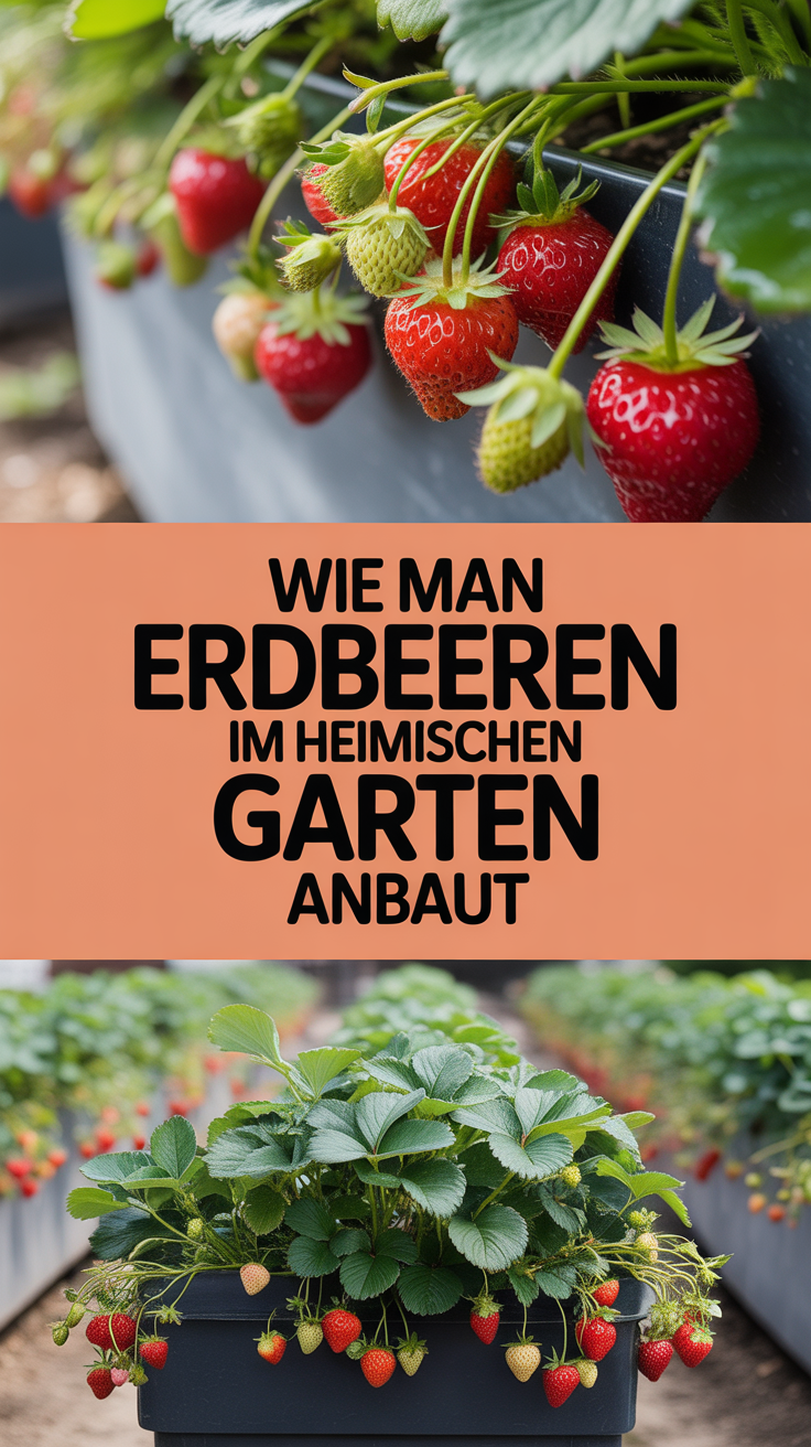 Wie man Erdbeeren im heimischen Garten anbaut
