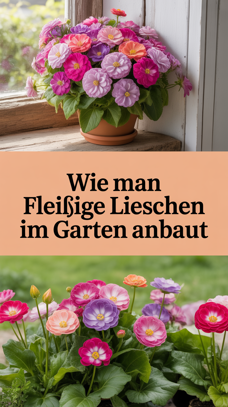 Wie man Fleißige Lieschen im Garten anbaut