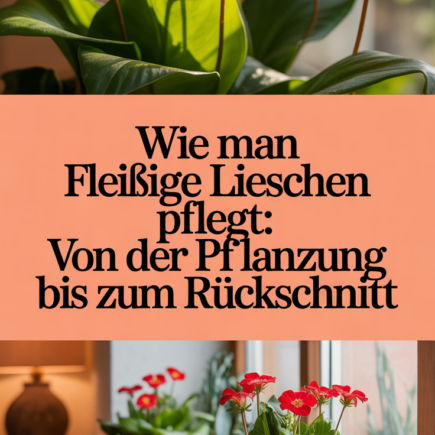 Wie man Fleißige Lieschen pflegt: Von der Pflanzung bis zum Rückschnitt