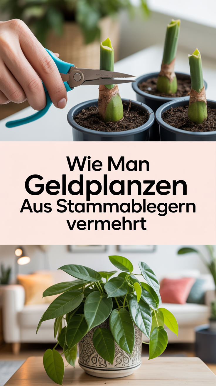 Wie man Geldpflanzen aus Stammablegern vermehrt