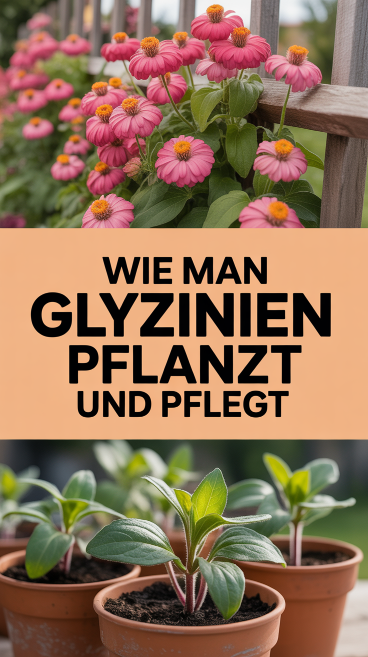 Wie man Glyzinien pflanzt und pflegt