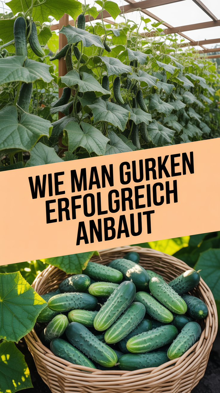 Wie man Gurken erfolgreich anbaut