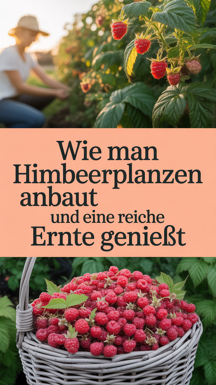 Wie man Himbeerpflanzen anbaut und eine reiche Ernte genießt