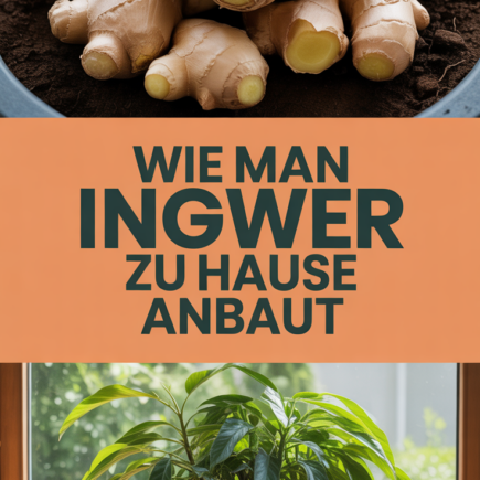 Wie man Ingwer zu Hause anbaut